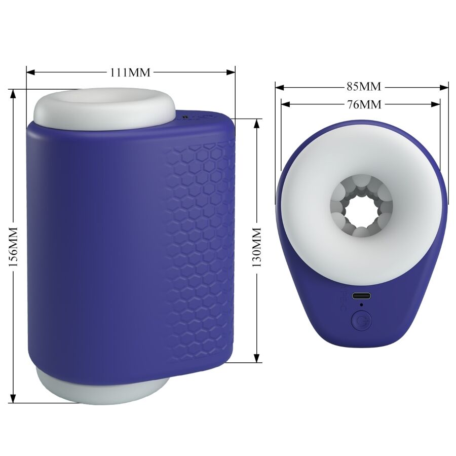 PRETTY LOVE DJ Lady – Masturbatore maschile con vibrazione e cinque impostazioni per un piacere personalizzato