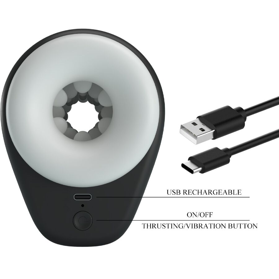 Pretty Love DJ Girl – Masturbador Masculino Con Vibración Y 5 Configuraciones Para Placer Personalizado