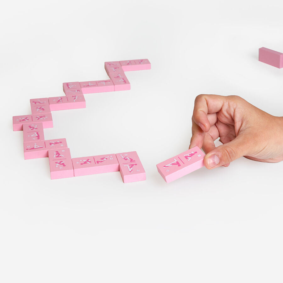 SECRETPLAY Kinky Domino Gioco in Legno – Divertimento Classico con un Tocco Piccante per Esplorare Nuove Esperienze