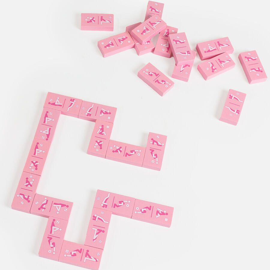 SECRETPLAY Kinky Domino Gioco in Legno – Divertimento Classico con un Tocco Piccante per Esplorare Nuove Esperienze