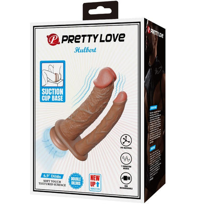 Pretty Love Hulbert Doble Dildo Realístico – Dildo Con Vibración Para Placer Único