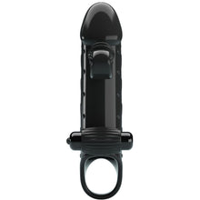 ROMANCE - BLACK VIBRATING PENIS SLEEVE