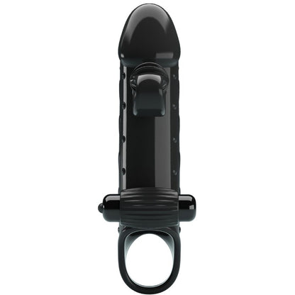 Guaina vibrante per pene ROMANCE Black – Stimolatore ergonomico per un piacere personalizzato