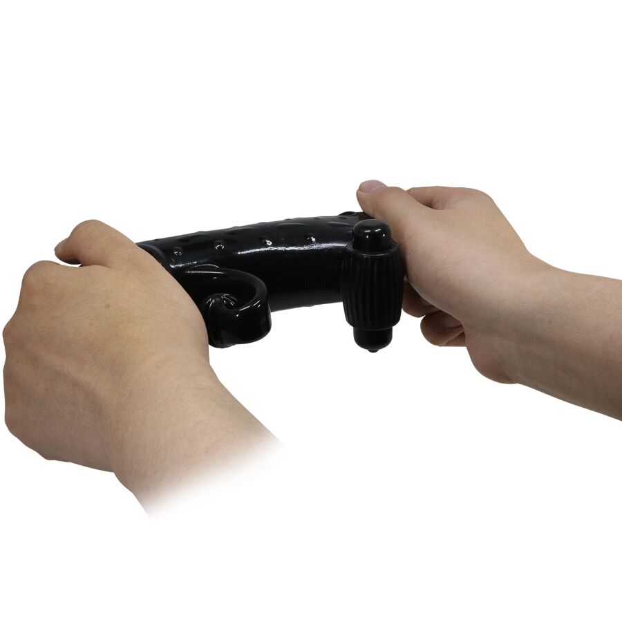 Guaina vibrante per pene ROMANCE Black – Stimolatore ergonomico per un piacere personalizzato