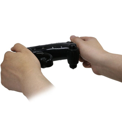 Guaina vibrante per pene ROMANCE Black – Stimolatore ergonomico per un piacere personalizzato