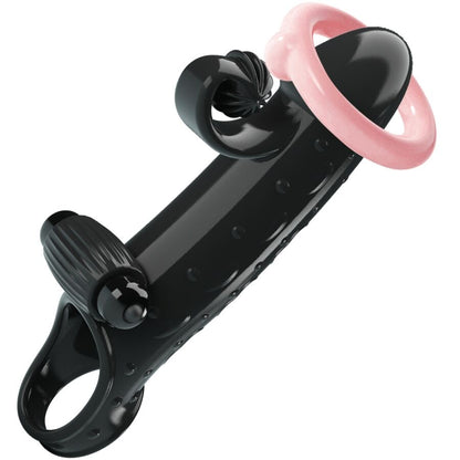 Guaina vibrante per pene ROMANCE Black – Stimolatore ergonomico per un piacere personalizzato
