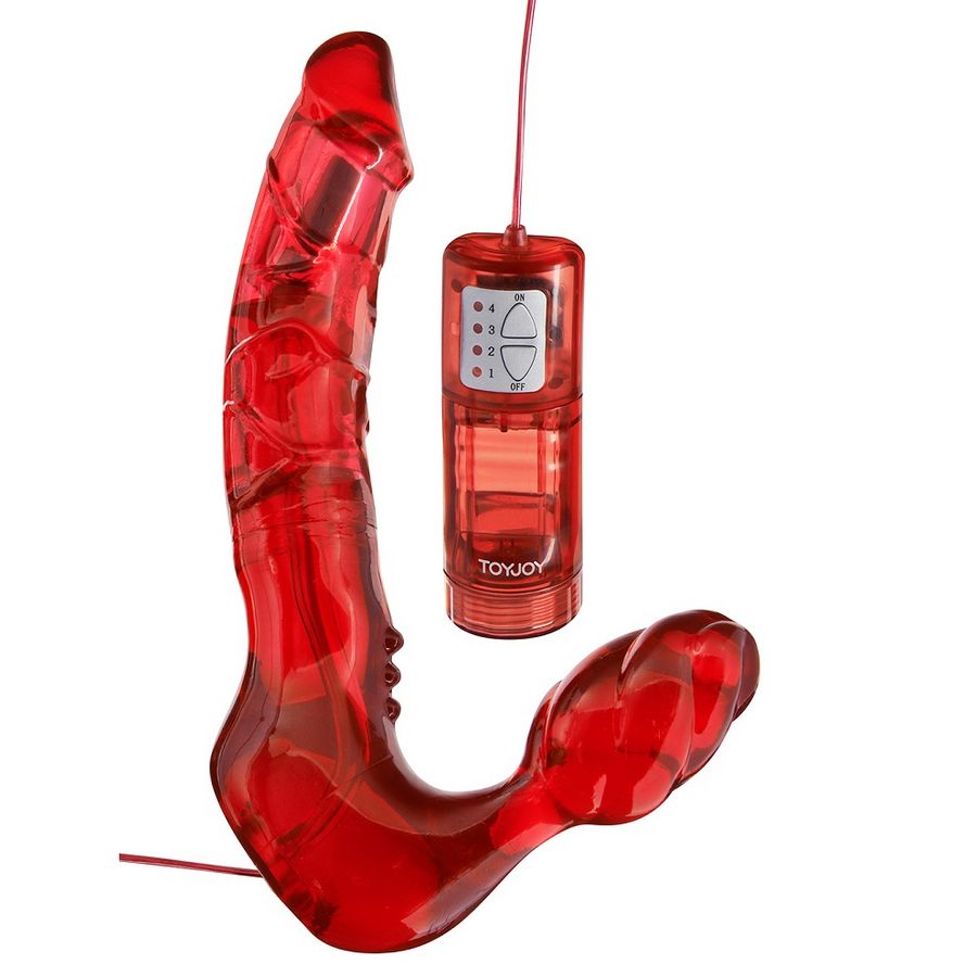 TOYJOY - ARNES DOBLE PENETRACION SIN CORREAS CON VIBRADOR-TOYJOY-Noxtic