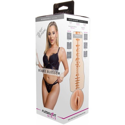Fleshlight Blake Blossom Bombshell – Giocattolo erotico realistico per il piacere sensoriale