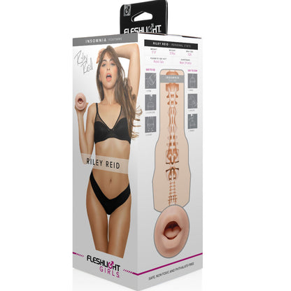 FLESHLIGHT Riley Reid Insomnia Mouth – Design innovativo per un piacere personalizzato