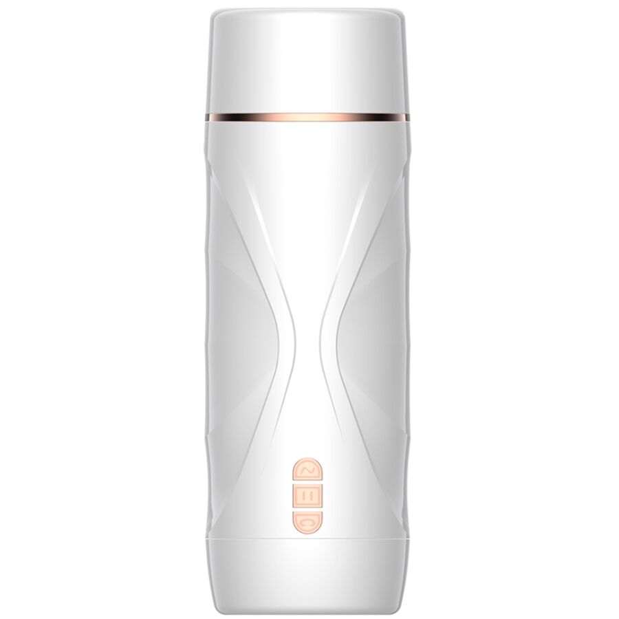 SHEQU - RILEY MASTURBADOR VAGINA CON VIBRACIÓN Y SUCCIONADOR