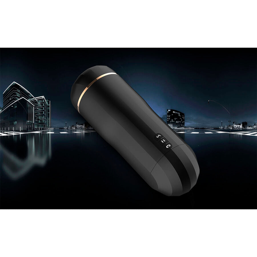 SHEQU - SNOW MASTURBADOR VAGINA CON VIBRACIÓN Y SUCCIONADOR