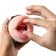 SHEQU - KAY MASTURBADOR DOBLE CON VIBRACIÓN DUAL BOCA Y VAGINA