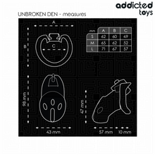ADDICTED TOYS LOCKED - UNBROKEN DEN JAULA PARA PENE 9,8 CM