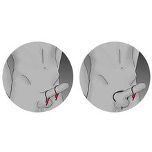 ELECTRASTIM - PRESTIGE ELECTRA LOOPS ANILLOS DE PENE AJUSTABLES ROJO