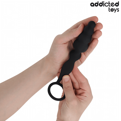 ADDICTED TOYS - PLUG ANAL CON ANILLO SILICONA MODELO 5