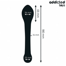 ADDICTED TOYS - ESTIMULADOR ANAL DOBLE SILICONA 18 CM