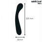 ADDICTED TOYS - MASAJEADOR ANAL DOBLE SILICONA 22,5 CM