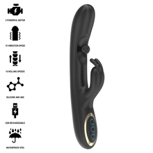 IBIZA - POTENTE VIBRADOR RABBIT CON PERLA ROLLING MASAJEADORA