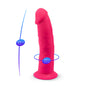 SILEXD - PENE REALÍSTICO MODELO 2 ROSA + CONTROL REMOTO LRS 17 CM