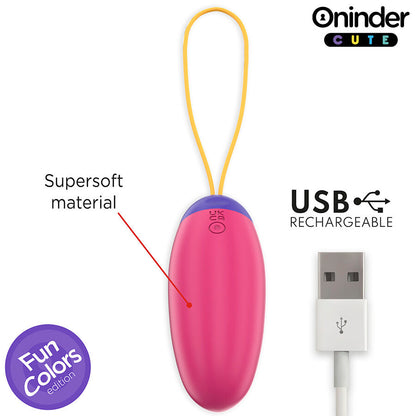 ONINDER CUTE - LOVE PLEASURE HUEVO VIBRO-WAVE TAPPING SILICONA - APP MUNDIAL GRATUITA