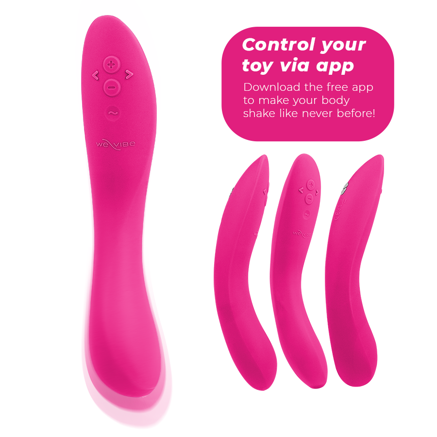 We-Vibe Rave 2 Vibrador Punto G Azul – Vibrador Recargable Con Diseño Ergonómico