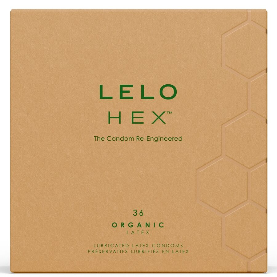LELO - HEX ORGANIC PRESERVATIVO CAJA 36 UDS