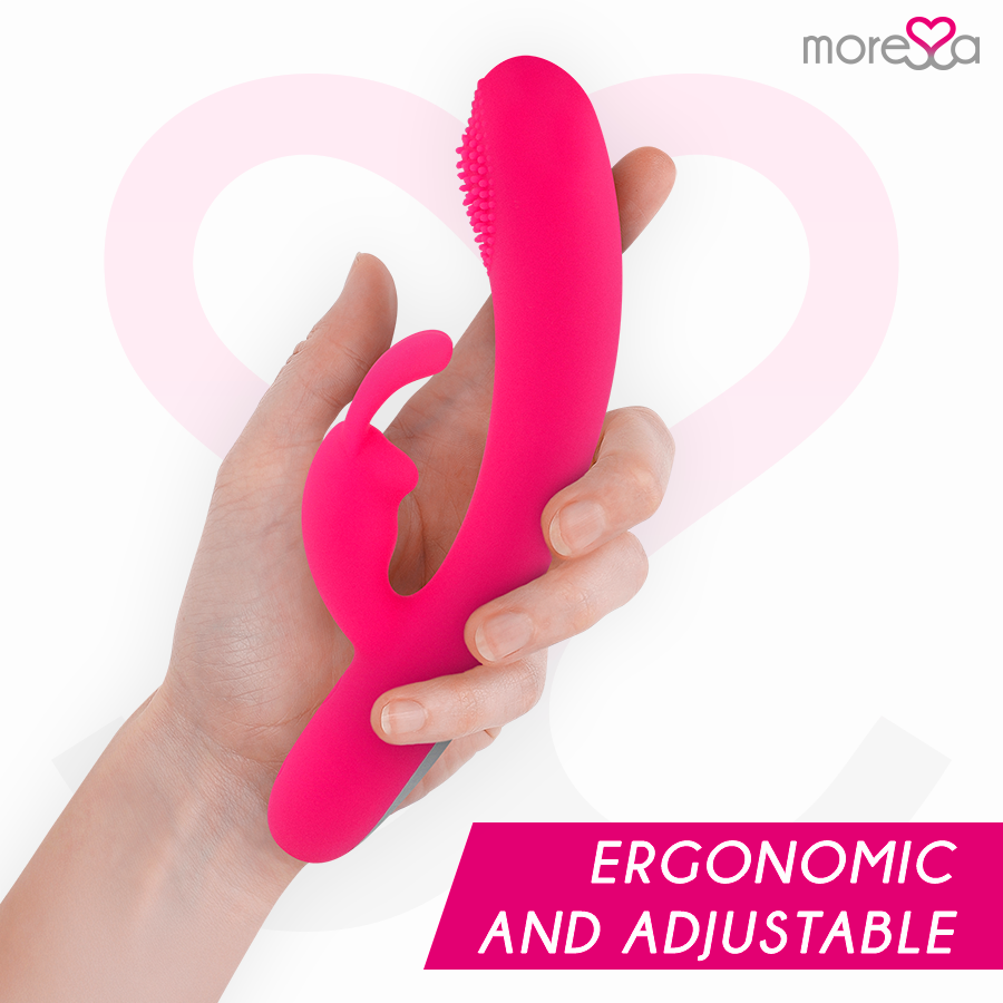MORESSE Gino Masajeador Recargable – Vibrador De Silicona Médica Con Distribución Optimizada De Vibraciones