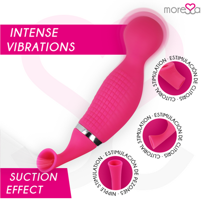 MORESSA - KIRK DUO SUCTION + MULTI-FUNCTION MASSAGER PREMIUM SILICONE RECHARGEABLE