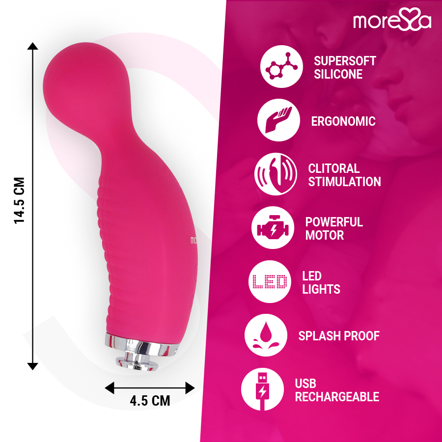 MORESSA - KIRK DUO SUCTION + MULTI-FUNCTION MASSAGER PREMIUM SILICONE RECHARGEABLE