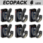 ECOPACKS 6 UDS - IBIZA ROSE VIBRADOR EFECTO OSCILANTE Y ESTIMULADOR CLÍTORIS