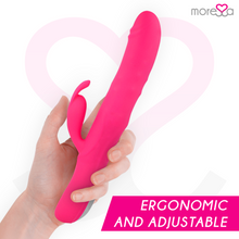 MORESSA - SOMER PREMIUM SILICONE PEARL-PLATED ROTATOR WITH POWERFUL VIBRATION