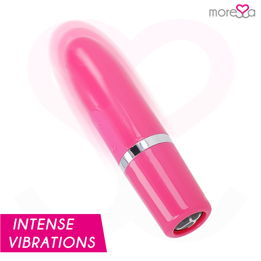 MORESSA Ivy Travel Massager Rosa – Vibratore ricaricabile dal design compatto per il benessere sessuale