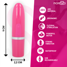 MORESSA - IVY PINK TRAVEL LIP SIMULATOR MASSAGER