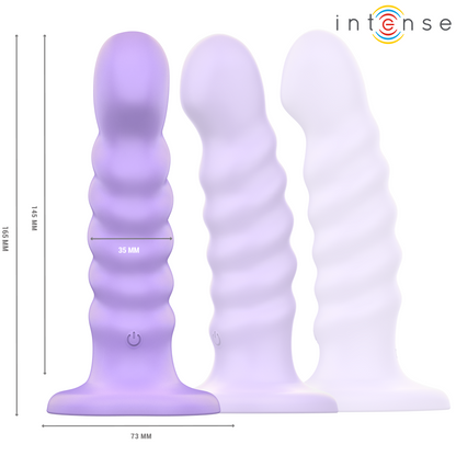 INTENSE Brenda Vibrador Talla M – Diseño Ergonómico En Espiral Con 10 Modos De Vibración