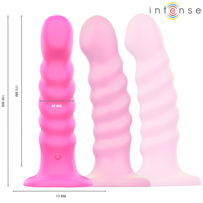 INTENSE Cindy Vibrador Talla L – Diseño Espiralado Con 10 Modos De Vibración
