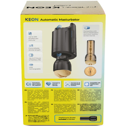 KIIROO - KEON WIFI COMBO VICTORIA JUNE MASTURBADOR AUTOMÁTICO + FEEL STROKER