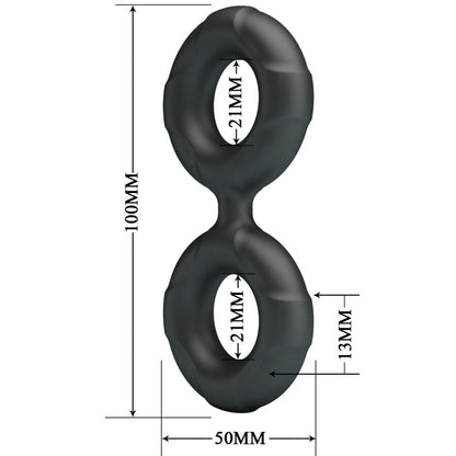 CRAZY BULL - RADWAN ANILLO DOBLE SILICONA MODELO 19