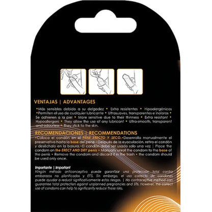 UNIQ - CLASSIC LATEX-FREE CONDOMS 3 UNITS