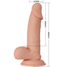 BAILE Beautiful Encounter Zebulon Dildo Flessibile 19,4 CM – Realismo Naturale per un'Esperienza Unica