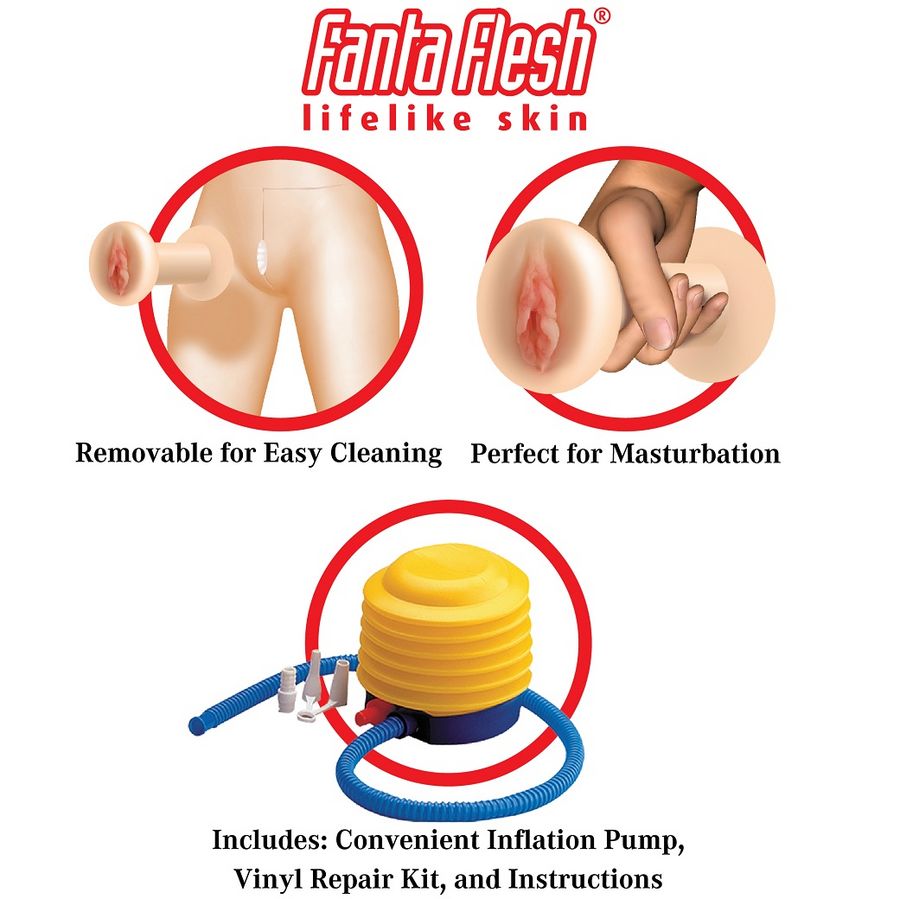 EXTREME DOLLZ Hannah Harper – Muñeca Inflable Realista Con Características Detalladas