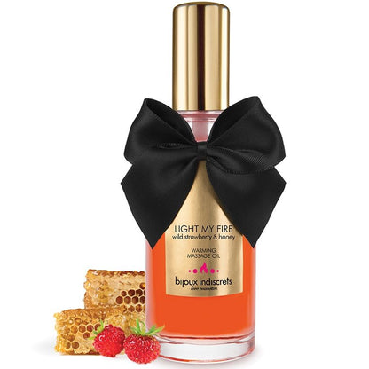 BIJOUX - STRAWBERRY SCENTED HEAT EFFECT MASSAGE OIL
