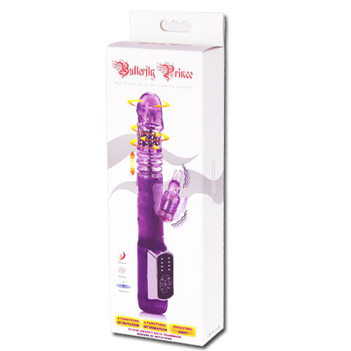BAILE Rabbit Butterfly Prince – Vibrador Con Doble Rotación Y Sistema Automático De Elevación