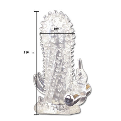 BAILE Brave Man Extensión Vibradora – Aumenta Placer Con Textura Suave y Diseño Ergonómico