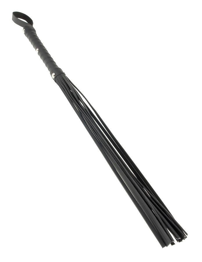 FETISH FANTASY LIMITED EDITION - BLACK LEATHER FLAPPING WHIP 