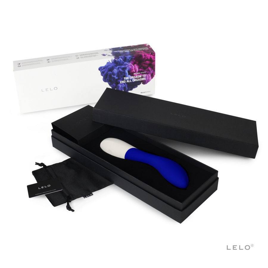 LELO MONA WAVE Vibratore Blu Notte – Stimolatore del Punto G con Design Ergonomico