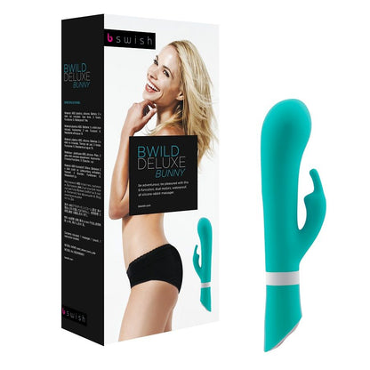 B SWISH BWILD Deluxe Bunny Rabbit Vibrator Jade – Vibratore anatomico con orecchie morbide per una stimolazione personalizzata