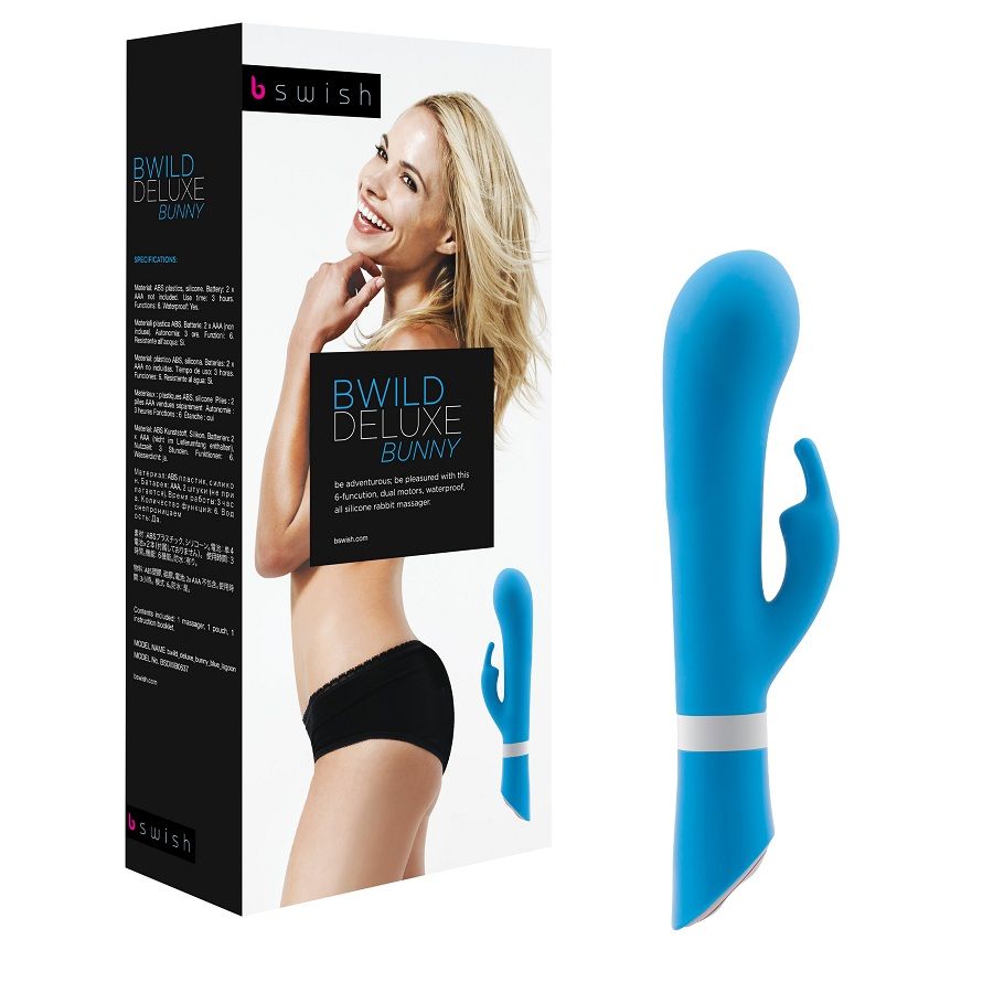 B SWISH Bwild Deluxe Bunny – Vibratore anatomico con orecchie vellutate per un piacere personalizzato