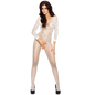 Comprar PASSION Catsuit Blanco BS007 – Diseño Original Con Detalles Elegantes Para Un Ajuste Perfecto-Noxtic