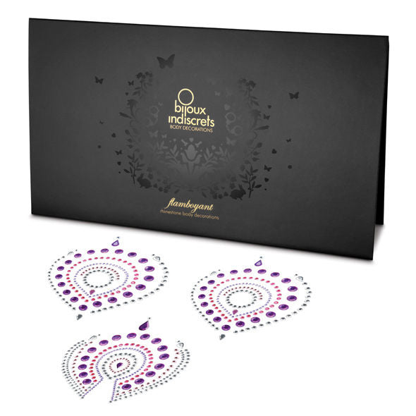 Bijoux Indiscrets Flamboyant Lila Y Rosa – Joyería Íntima Brillante Para Potenciar Tu Sensualidad
