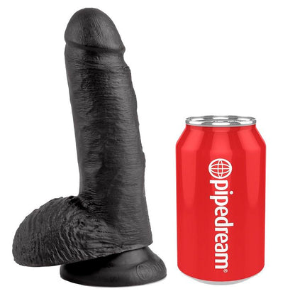 KING COCK 7 Pene Nero Realistico – Design Realistico per un'Esplorazione Piacevole